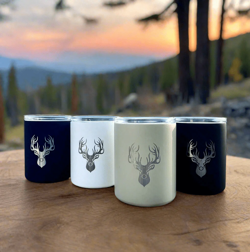Limited Edition Deer Hunter Set of 4 Whiskey Glasses - Image 2